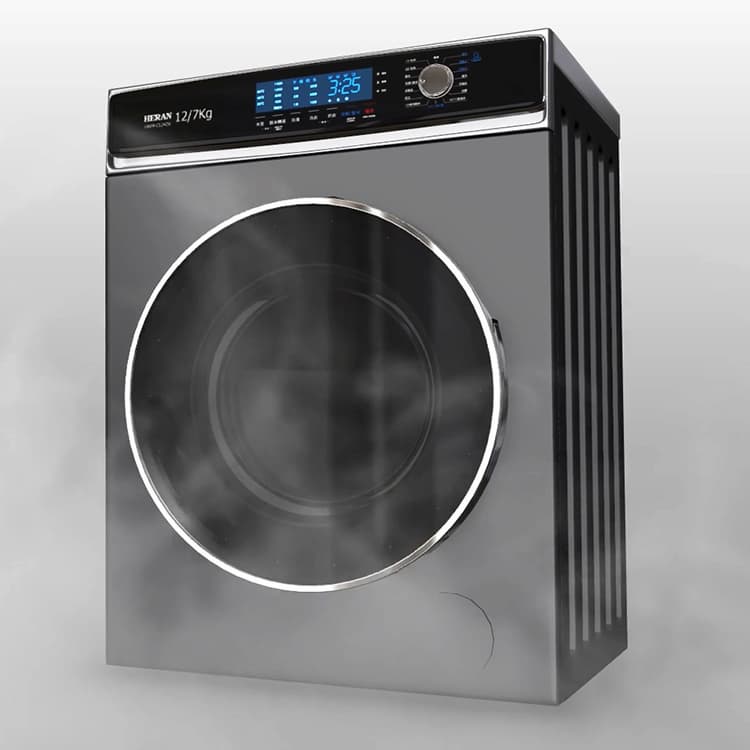 HERAN蒸氣洗滾筒式洗衣機產品介紹3D動畫影片封面圖